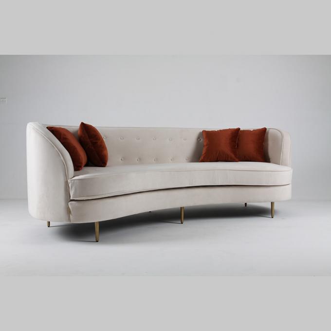 A sala de visitas interna da mobília curvou Sofa Unfolded Modern Fashion 4
