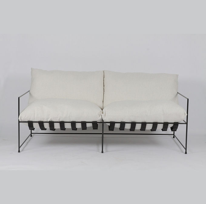 Pano preguiçoso Art Iron Art Loveseat Sofa para ler o luxo da luz do lazer 1