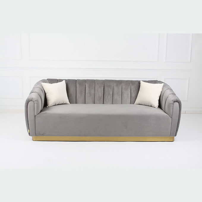 Veludo Sofa American Style Modern longo do lazer da sala de visitas 1