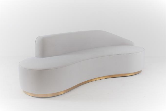 Projeto curvado sala de visitas de Sofa Chair Recliner Italian Modern 1